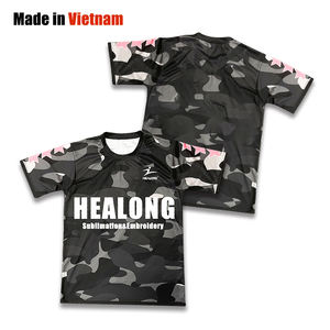 Venta al por mayor de alta calidad sublimación camuflaje diseño Camisetas Personalizadas Impresión digital camisetas - Product Image 1