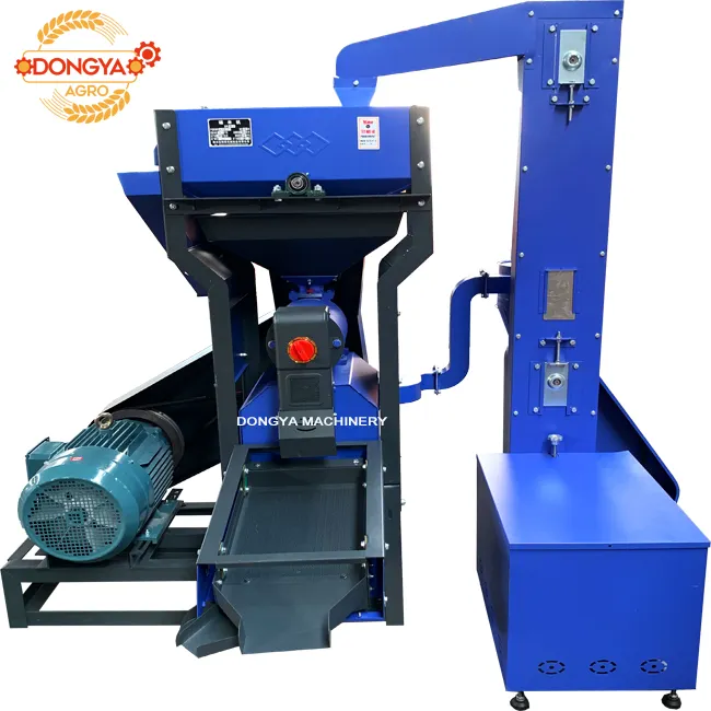 DongYa Agro 15hp fine bran commercial rice mill machine 600KG per hour