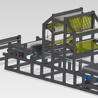 Machine de soudage automatique CNC à commande PLC, à entraînement par engrenages, haute précision, faible bruit, pour treillis métallique en acier inoxydable