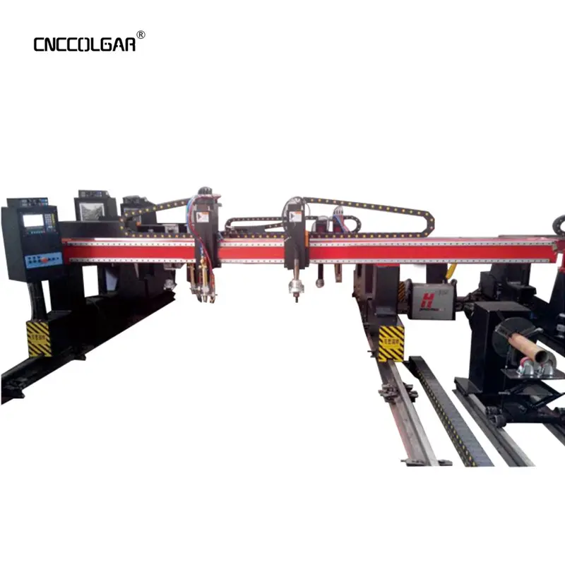 Máquina de corte a plasma cnc para pórtico de metal avançado estável