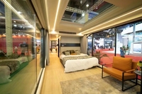 Maison d'hôtel flottant de luxe Maisons modernes Maisons préfabriquées Capsule Chambre d'hôtel Maison capsule Maisons en conteneur