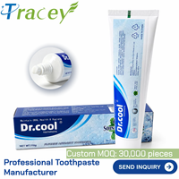 Dentifrice OEM Menthe Extra Forte Haleine Fraîche Soin Bucco-dentaire Antibactérien Personnalisation en Gros Usine