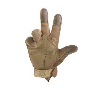 Wholesale High Quality Durable Microfiber Outdoor Touchscreen Full Finger Tactical Combat Gloves