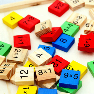 Materiali Didattici Montessori per Matematica, Giocattoli Educativi per Bambini, Tavola di Moltiplicazione in Legno - Product Image 4