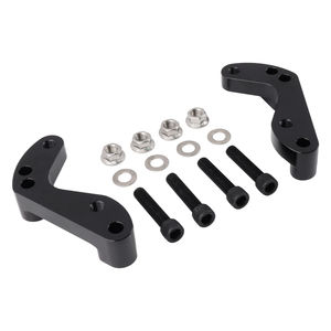Caliper Bracket Adapter to Suit 350Z G35 Brembo Rotors for Nissan S13 S14 <b>S15</b> 240SX <b>Silvia</b> Brake Conversion Bracket FDJ-216-BK - Product Image 1