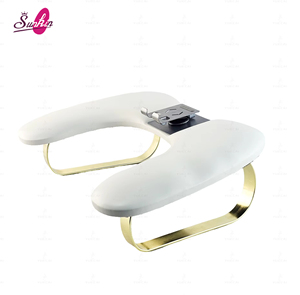 Gối tựa tay làm móng hình chữ U bằng da PU mềm, thiết kế mới, dễ vệ sinh, có giá đỡ điện thoại - Product Image 1