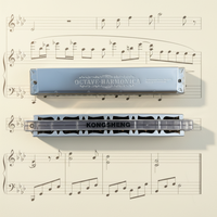 KONGSHENG Professional 24-Hole Octave Harmonica for Adults OEM Service Model 2430