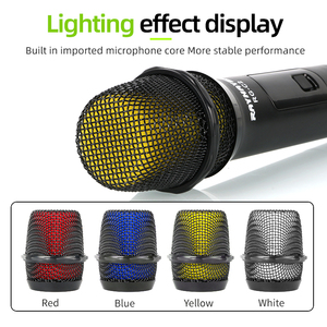 Micrófono inalámbrico RAYHAYES, altavoz <span class=keywords><strong>Original</strong></span>, micrófono de Karaoke profesional de mano dual con receptor - Product Image 5