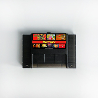 Cartouche de jeu classique FIGAOSHA Super 900 en 1, 60Hz, commutable, avec fonction de sauvegarde de la batterie, ABS jaune transparent pour SNES NTSC