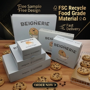 Boîte d'Emballage Personnalisée de Biscuits pour <span class=keywords><strong>Alimentaire</strong></span> en Gros - Product Image 1