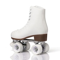 Chaussures de patins à roulettes en alliage d'aluminium, patins à roulettes PU, bouchon réglable, chaussures de patins à roulettes quad