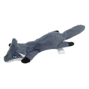 Juguete Interactivo para Perros con Sonido, sin Relleno, con Diseño de Zorro/Lobo/ Ardilla, Material Textil con Estampado Animal, para Uso en Interiores - Product Image 4