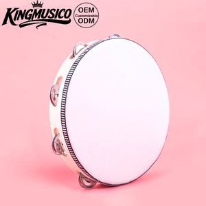 <span class=keywords><strong>Tamburo</strong></span> Orff da 4/6/7/8/10 Pollici con Sonagli <span class=keywords><strong>per</strong></span> <span class=keywords><strong>Bambini</strong></span>, Strumento Musicale a Percussione <span class=keywords><strong>per</strong></span> Danza e Asilo, Tamburello <span class=keywords><strong>per</strong></span> <span class=keywords><strong>Bambini</strong></span> - Product Image 1