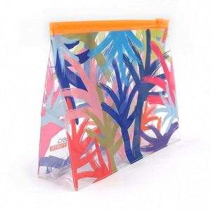 Pochette de maquillage transparente en PVC avec fermeture éclair, personnalisable avec logo, pour rangement cosmétique, cadeaux promotionnels d'entreprise personnalisés gratuits - Product Image 6