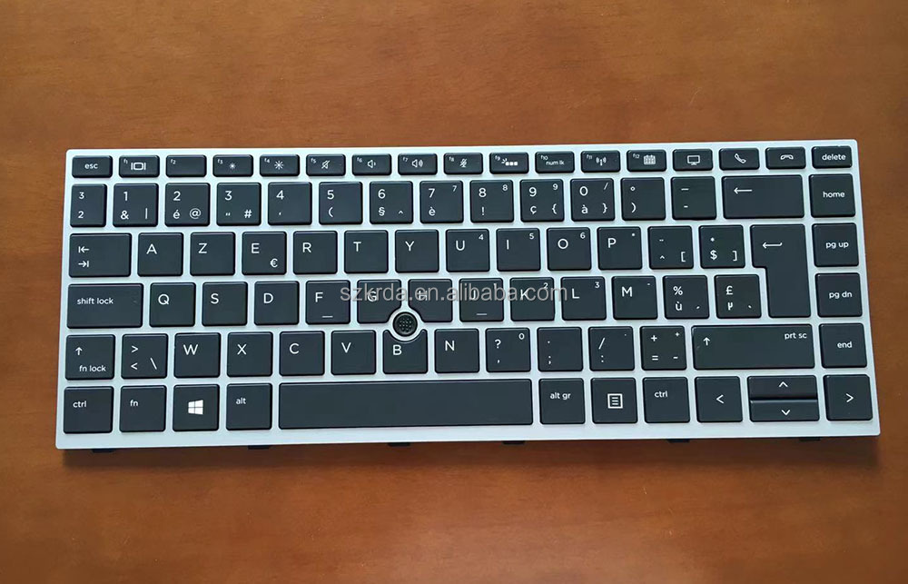 Clavier AZERTY Français Pour HP EliteBook 840 G5/G6 - Sans Rétroéclairage, Marque Kinpower, Neuf