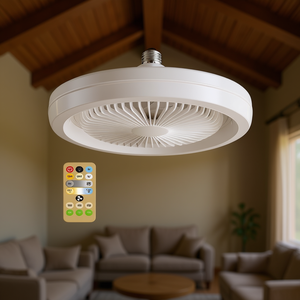 Ventilador de Techo LED Moderno con Luz Integrada, Motor de CC, Control Remoto de 3 Velocidades, Blanco Neutro de 4100K, Regulable, Bajo Ruido de hasta 2 - Product Image 2