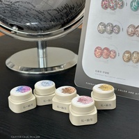 Nouveau Kit de Vernis Gel Scintillant Effet Bonbon 12 Couleurs 2026 pour Salon de Manucure, Gel UV Effet Lentille 12ml, Marque Privée