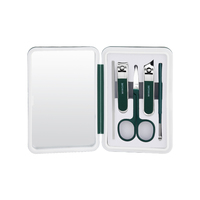 Ensemble de coupe-ongles en acier inoxydable, 5 pièces, Kit professionnel de manucure et pédicure, outils de toilettage pour la maison et les voyages