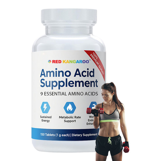 OEM Label Lean Muscle Amino Acid Tablets for Adult Energy Metabolic Support Workout Endurance Improve Amino Acid Supplement