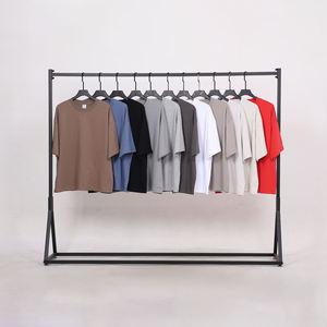 T-shirt pour homme de haute qualité, 100% coton, 230 g, coupe décontractée, manches courtes, col rond, couleur unie - Product Image 3