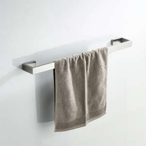 Juego de accesorios de baño modernos para hotel y apartamento: toallero de hierro, gancho para ropa, barra para toallas, soporte para papel higiénico - Product Image 4