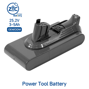 Batterie de remplacement 25,2 V pour aspirateur V11 3Ah <span class=keywords><strong>4Ah</strong></span> 5Ah Type à clipser Compatible avec les aspirateurs et chargeurs d'origine - Product Image 1
