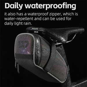 WEST BIKING tas sadel sepeda gunung, tas kursi sepeda kantong reflektif tahan air - Product Image 2