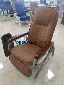 Chaise <span class=keywords><strong>de</strong></span> transfusion électrique luxueuse et confortable pour hôpital, réglable, pliable, avec panier et <span class=keywords><strong>table</strong></span> repas intégrée - Product Image 3