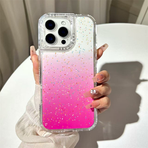 Fashion Design 3 in 1 PC colorato antigraffio IMD custodia per cellulare antiurto per ZTE A76 5G - Product Image 3