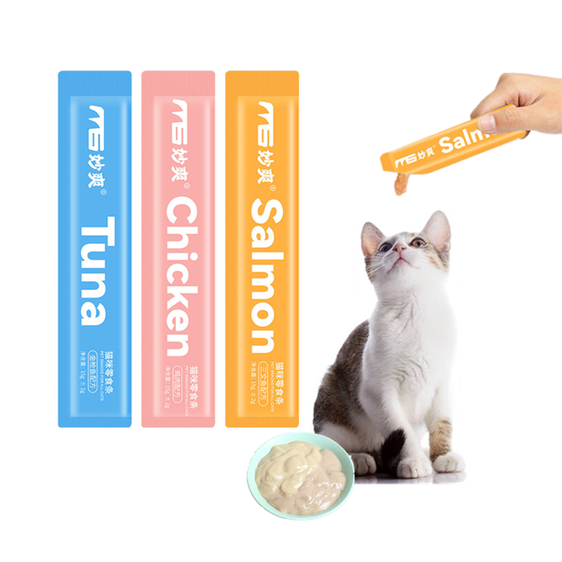 2022 товары для домашних животных, оптовая продажа с завода, закуски для кошек 15 г, вкусные питательные кошачьи лакомства, влажные закуски для домашних животных
