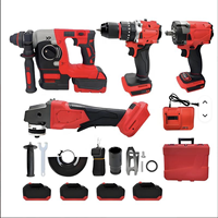 Herramientas Eléctricas de Alta Calidad, Juego de Taladro Inalámbrico de 18v 20v 21v 24v 48v, Kit de Herramientas Eléctricas Combinadas de Alta Calidad para Construcción