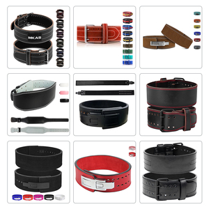 MKAS colore combinazione di cuoio Fitness <span class=keywords><strong>cintura</strong></span> di sollevamento in vacchetta ampia palestra Powerlifting peso sollevamento pesi <span class=keywords><strong>cintura</strong></span> - Product Image 6