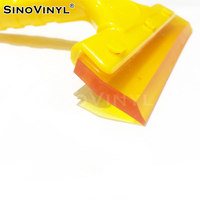 Outils d'enveloppe de voiture en caoutchouc de raclette en plastique SQ4 pour l'application de Film de vinyle de voiture