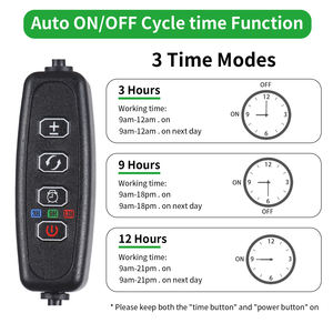 Danse 10w-50w/50w/ספקטרום מלא הוביל צמח לגדול אור uv & חם למכירה מקורה פורחים גוף פלסטיק - Product Image 3