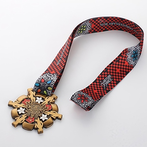 体育比赛定制Desgin金属奖牌学校体育赛事标志奖牌 - Product Image 1