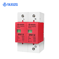 Dispositif de protection contre les surtensions AC IEC 61643-11 NPBY1-B 80kA 385V Type 2 SPD 40kA Certifié CE Rail DIN