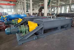 Equipo de mezcla de humidificación de polvo de doble eje industrial Mezclador de paletas - Product Image 4