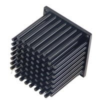 Personnalisé Led Haute Puissance Cob Led Lumière Ronde Amplificateur Dissipateur de Chaleur Cob Led Élèvent Lumière Dissipateur Thermique Aluminium Cxb3590 95 pour Led Noir 100w