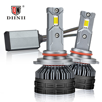 Phares de voiture LED super lumineux S3 18000lm, puce 6 cœurs, alliage d'aluminium, H4 H7 H11 9005, montage universel, faisceau haut/bas, auto Canbus