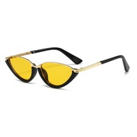 STORY QZ1323 Lunettes de soleil rétro demi-cerclées œil-de-chat pour femmes et hommes, monture métallique vintage, protection UV400, verres ovales rouge bordeaux