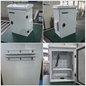 Scatola Elettrica <span class=keywords><strong>da</strong></span> <span class=keywords><strong>Esterno</strong></span> con Termostato, Ventilatore e Contenitore Metallico per Elettronica, Ideale per Aree ad Alta Temperatura - Product Image 2