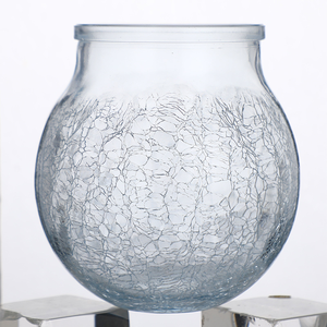 En gros, abat-jour en verre d'extérieur, boules décoratives, couvercles de bougies décoratifs pour jardin à effet craquelé, design personnalisé - Product Image 5