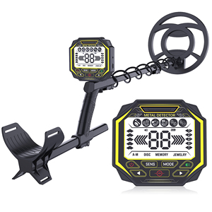 Detector de Metales Subterráneo con Discriminación de Hierro de Precisión para Monedas, Joyas y Reliquias, IP68, 5 Modos, Tipo-C, Identificación de Objetivo, Pantalla LCD GT936H - Product Image 1