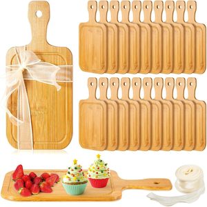 Juego de tablas de cortar de bambú, 20 piezas, rectangulares, antibacterianas, para fiestas en la cocina - Product Image 1