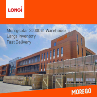 Panneaux solaires bifaciaux Longi Solar Hi-MO7 HPDC Cell 615W 620W 625W 630W à double vitrage, module PV de type N pour système d'énergie solaire C&I