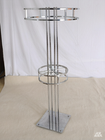 Supports floraux métalliques pour mariage, décoration de table, accessoires de décoration de vitrine, guides de chemin et accessoires floraux pour allées.