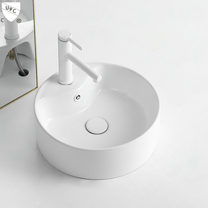 USA Europe Standard Cupc Produit <span class=keywords><strong>Pas</strong></span> <span class=keywords><strong>Cher</strong></span> Prix Wc Lavabo Salle De Bains <span class=keywords><strong>Céramique</strong></span> Blanc Rond Navire Éviers Bol Lavage À La Main Art Bassin - Product Image 2