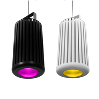 Décoration d'éclairage d'église 90W 120W 250W RGBW LED COB Par lampes suspendues blanc noir finition concert mariage scène Studio lumière