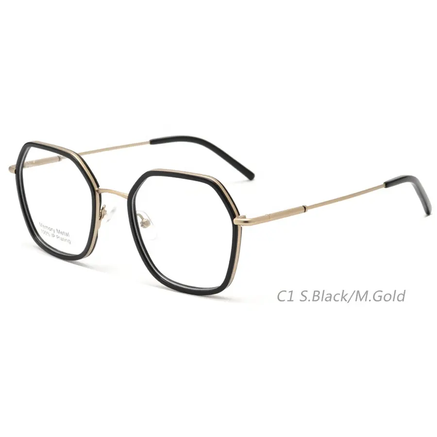 TJ096A Groothandel Metalen Optische Spektakel Memory Metalen Brilmonturen Eyewear