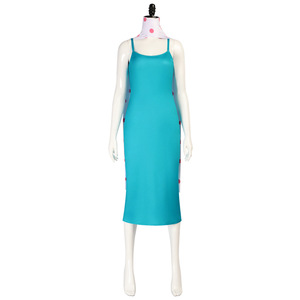 <strong>Gru</strong> Wife Lucy Wilde Adult Women Halloween Party Roleplay Suit <strong>Gru</strong> Wife Lucy Wilde Cosplay Blue Dress Scarf Tv&amp;Movie <strong>Costume</strong> - Product Image 2
